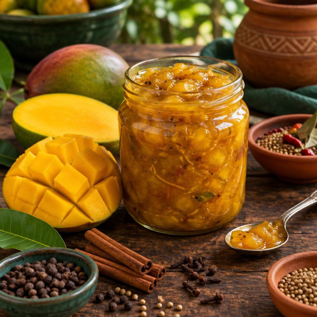 Mango chutney — eksempre fa fu nyan en, AI-prenki